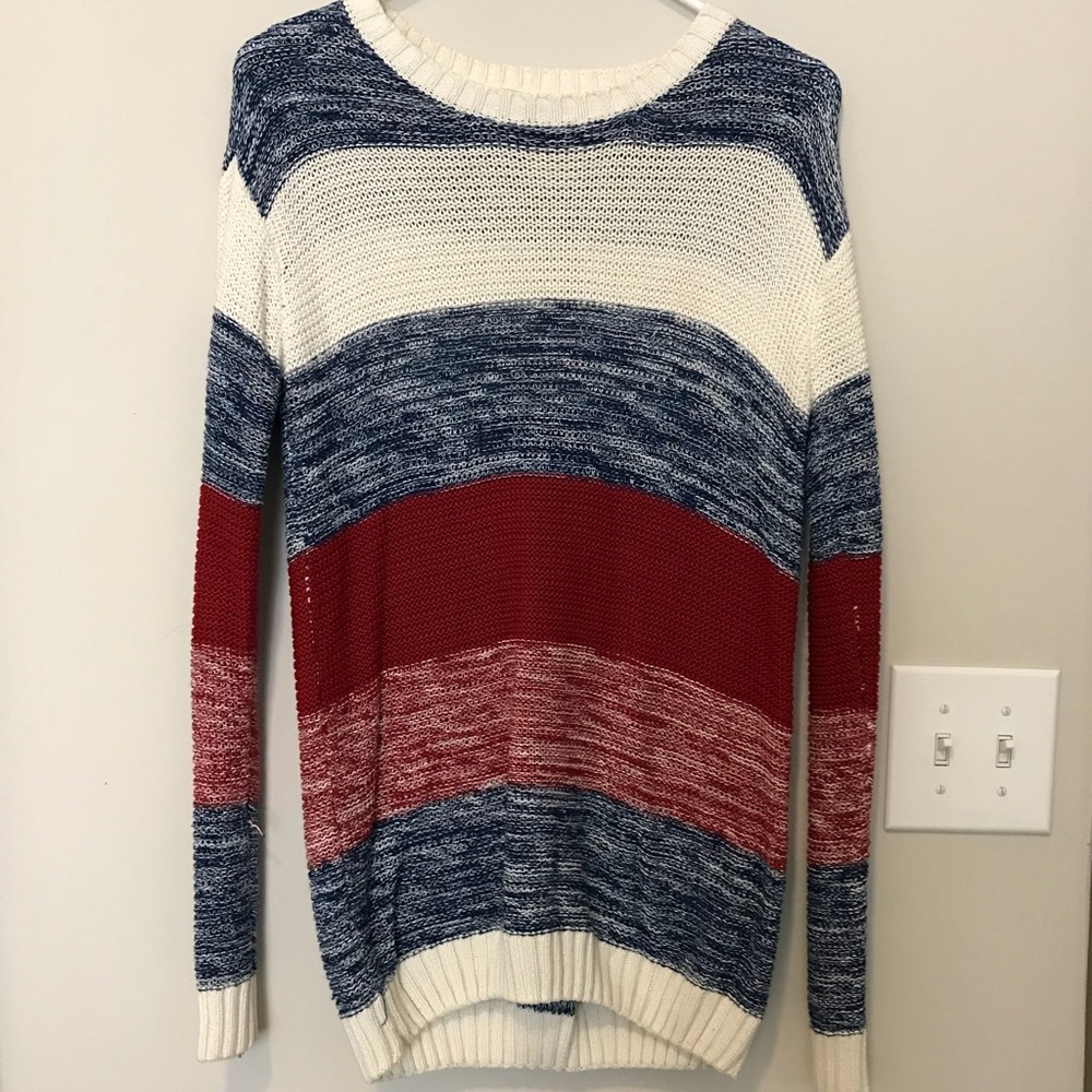 Red white & blue Forever 21 sweater